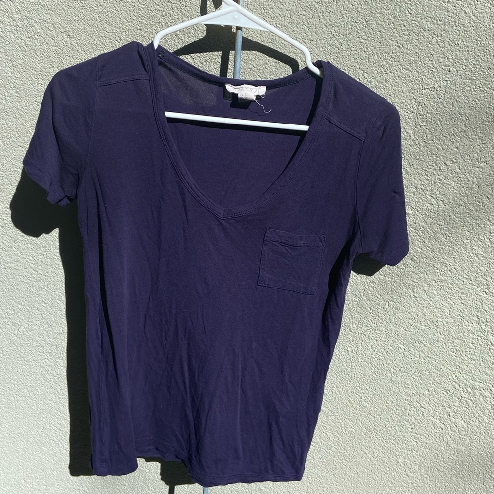 Size small, navy blue, womens tee, forever 21